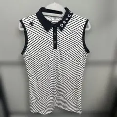 【美品】DESCENTE ゴルフ ノースリーブポロシャツのサムネイル