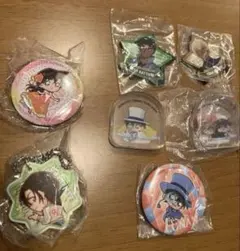 名探偵コナン くら寿司　缶バッジ　アクリルマスコット マグネット等　7個