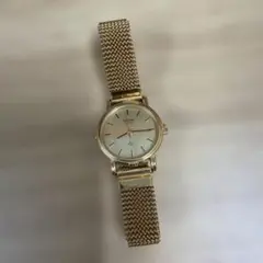 RADO レディース クォーツ式腕時計 ゴールドカラー