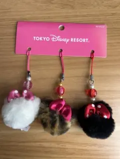 東京ディズニーリゾート ミニーストラップ3個セット