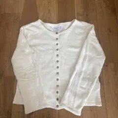 agnès b. ホワイトボタン付きカーディガンのサムネイル