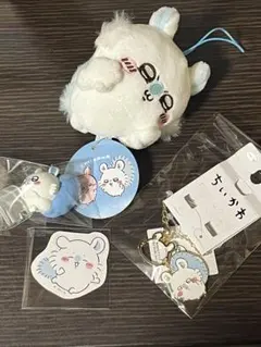 ちいかわ モモンガ（マスコット／バッグチャーム／フィギュア／ステッカー）セット