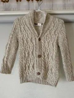 H&Mケーブルニットカーディガン 12-18ヶ月