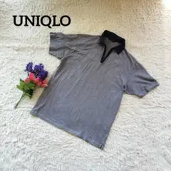 UNIQLOユニクロ【L】【コットン】半袖ポロシャツ