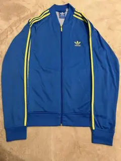 【希少】アディダス ATP L 刺繍ロゴ 青 ブルー イエロー 黄色 刺繍ロゴ
