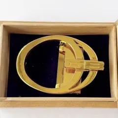 木箱付き　ヴィンテージ ベルト バックル 付け替え用 ゴールド 昭和レトロ