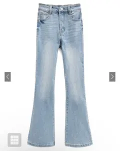 専用ハイウエストフレアデニムパンツ[cu498]