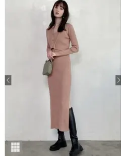 ニットセットアップ 長袖