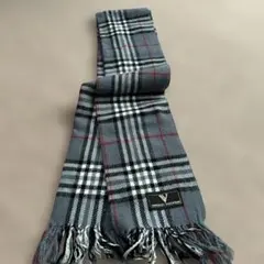VINCENZO VALENTINO チェック柄マフラー