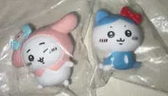 ちいかわ×サンリオ　フィギュア　ちいかわ　ハチワレ