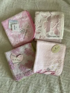 ブランド　花柄　タオルハンカチ アフタヌーンティー　マリークレール　ほか