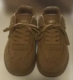K-SWISS スニーカー 靴 レディース 厚底 24㎝　ブラウン　美品のサムネイル