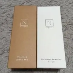 N organicモイスチャア&バランシングセラム 1本 エッセンスミルク1本