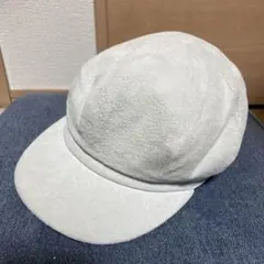 定価11,110円【CA4LA】本革スウェードレザーキャスケット アイボリー