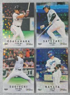 BBM2025インフィニティ 小笠原道大、里崎智也、中田翔、杉内俊哉　キラ4枚