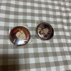 キャラクター缶バッジ 2個セット あんさんぶるスターズ 鬼龍紅郎