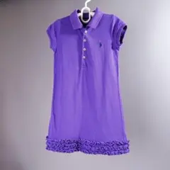 【美品】ラルフローレン フリル ポロワンピース 4T(110) 夏のお出かけに◎