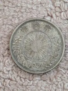 銀貨 竜50銭銀貨 明治32年 - メルカリ