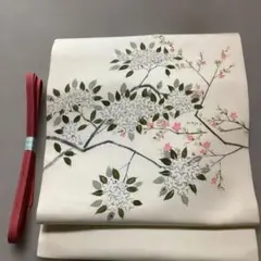 塩瀬 名古屋帯 六世勘十郎名入（クリーニング済） - メルカリ