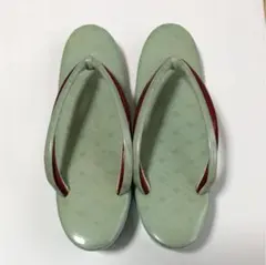 キンワシ印 若草色 高級草履