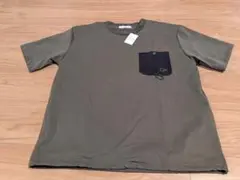 ロゴス　メンズ　Tシャツ　М　カーキ　アウトドア　Cカン付き　吸水速乾　新品のサムネイル