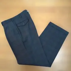 【VINTAGE】90s ~2 タック　チェック柄　ビンテージスラックス