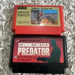 エキサイトバイク　プレデター　２本セット　ファミコン