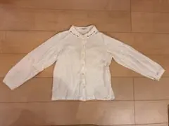 familiar 襟付き長袖シャツ　140サイズ（ホワイト色）