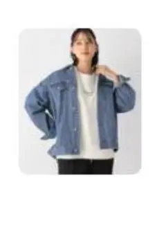 【美品】グローバルワーク軽やかGOODデニムジャケット SHORT