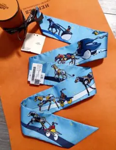 新品 未使用 HERMES ツイリーシルクスカーフ スペース ダㅡピ