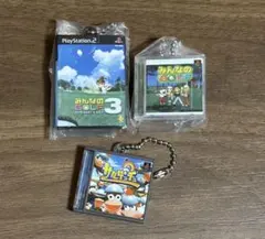 PlayStation ゲームパッケージ ミニチュアチャーム