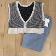 レディース服　まとめ売りニットベスト・パンツ