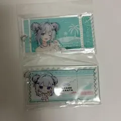 DMM スクラッチ ホロライブ　チケット風アクリルキーホルダー　天音かなた