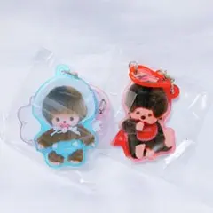 モンチッチ 2連アクリルめじるしチャーム ガチャ めじるしアクセサリー 2
