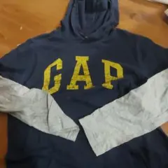 GapKids パーカー 140 ネイビー グレー