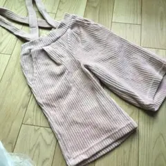 80サイズ☆サスペンダー付きワイドパンツ