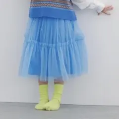ローリーズファームキッズ　チュールフリルスカート110-120