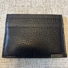 カルバンクライン　ブラック レザー カードケース
