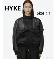 未使用　HYKE 2026ss SHEER WEP JACKET 1のサムネイル