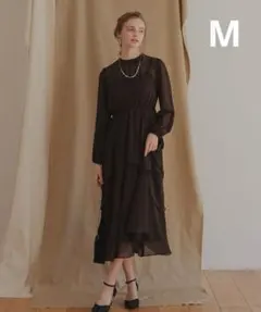 ★新品★ドリードール　ボウタイティアードドレス　結婚式　パーティー　お呼ばれ