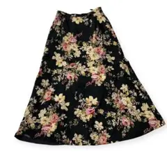 インゲボルグ カネコイサオ ピンクハウス レディース 花柄 スカート M 黒色