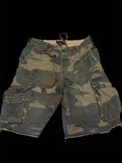 Abercrombie & Fitch カモフラ カーゴショーツ Y2K ベルトのサムネイル