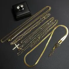 ハ*ド様 ネックレス　まとめ売り　ピアス　アクセサリー　ゴールド　ブレスレット