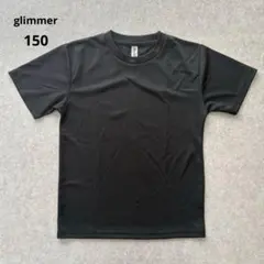 『グリマー』300-ACT 4.4オンス ドライ Tシャツ ブラック 150cm