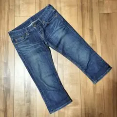 【BLACK】ブラック　レディース　デニムパンツ　ジーンズ　ストレッチ