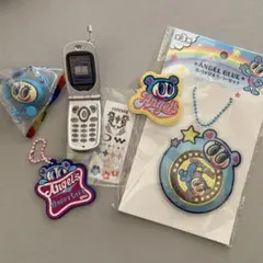 なつかしのガラケー シルバー エンジェルブルー ナカムラくん 平成女児 セット