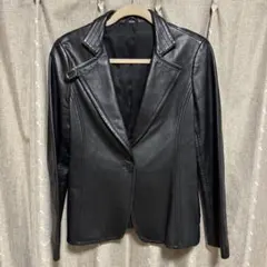 y102602 K.T KIYOKO TAKASE レザージャケット　高級　15