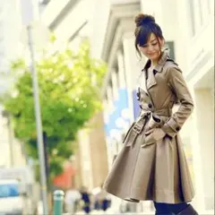 RUIRUE BOUTIQUEフレアトレンチコートのサムネイル