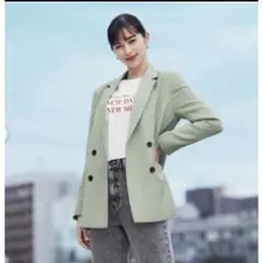 GU ライトグリーン　ジャケット