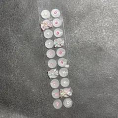 耳つぼジュエリー ピンク リボン